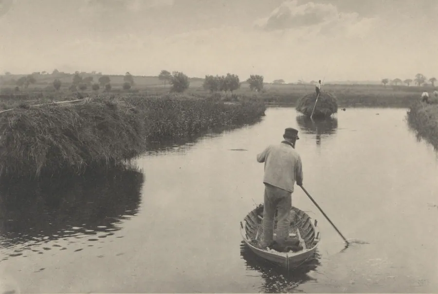 Quanting the Marsh Hay by Peter Henry Emerson