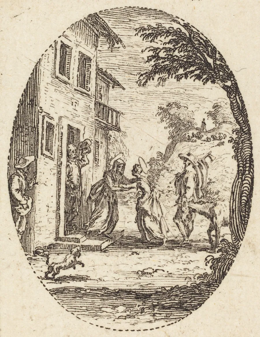 The Visitation by Jacques Callot