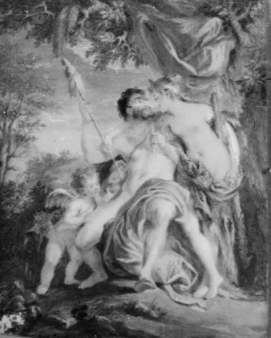 Herkules og Omfale by Johann Harper