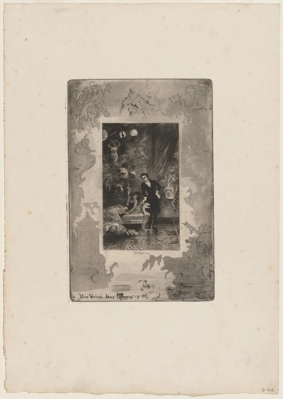 Une Variètè dans L'Amour by Félix-Hilaire Buhot