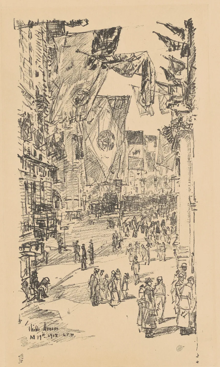 Avenue of the Allies by Childe Hassam
