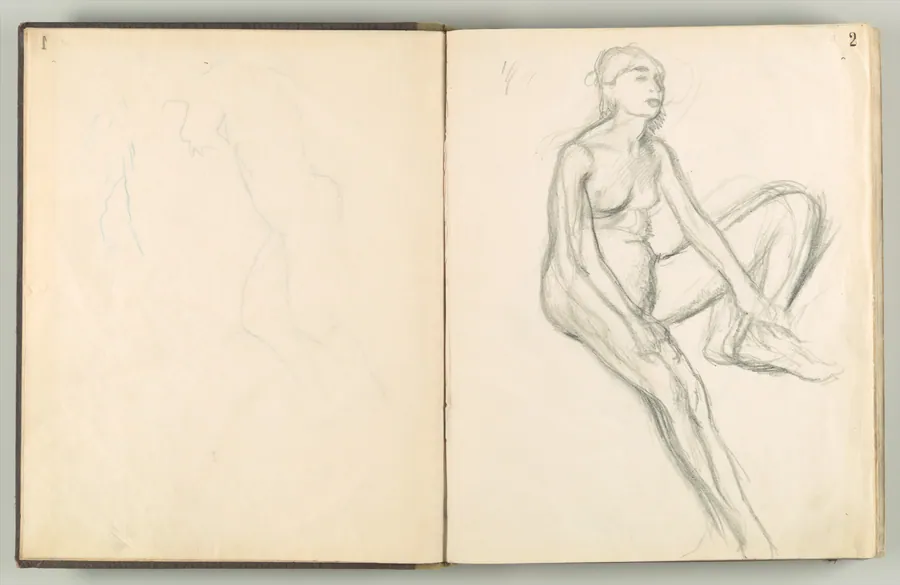 Album of Forty-five Figure Studies by Edgar Degas