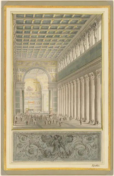 The Nave, Apse, and Crossing of a Cathedral for Berlin