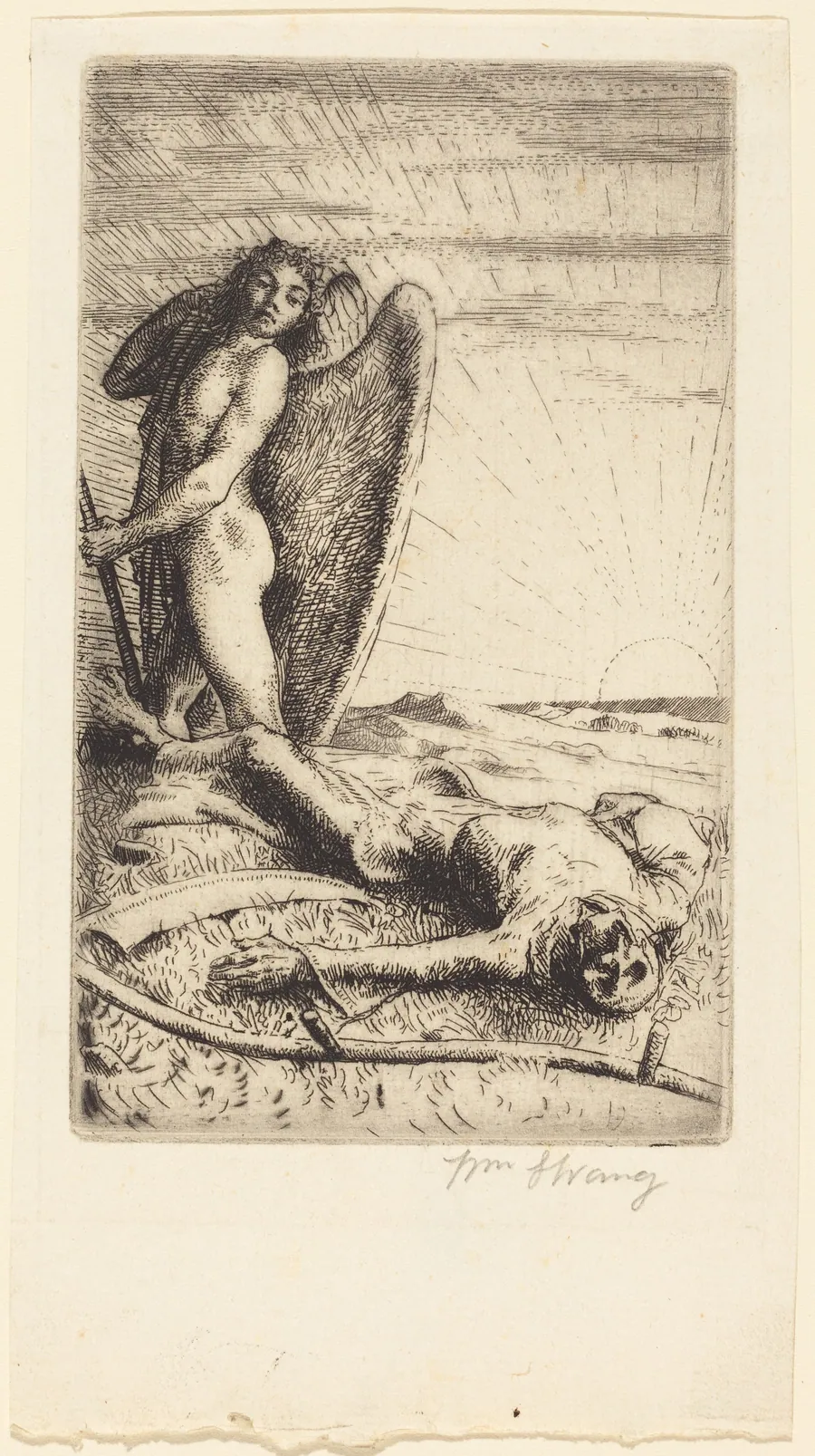 Death Defeated by William Strang