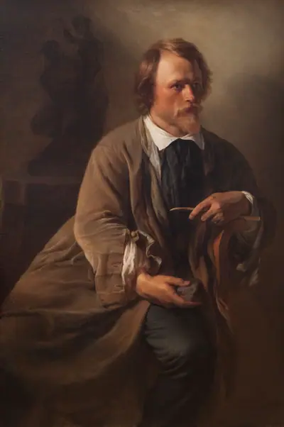 Billedhuggeren Jens Adolf Jerichau, kunstnerens ægtefælle