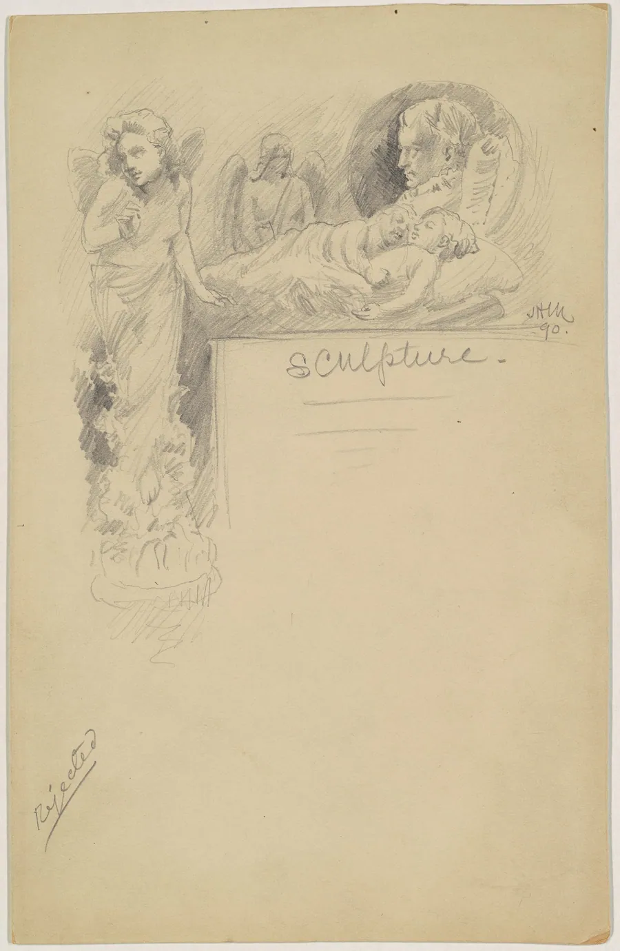 Study for "Sculpture" by James Henry Moser