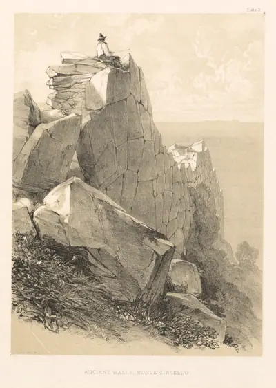 Illustrated Excursion in Italy (vol. II): Ancient Walls, Monte Circello
