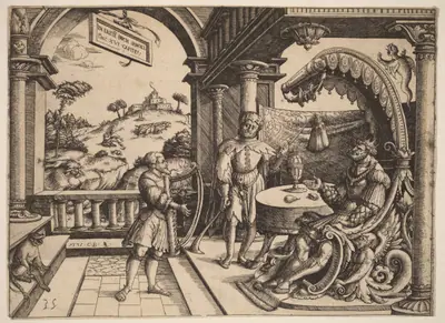 David Playing the Harp before Saul