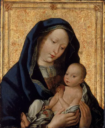 Virgin and Child with Apple