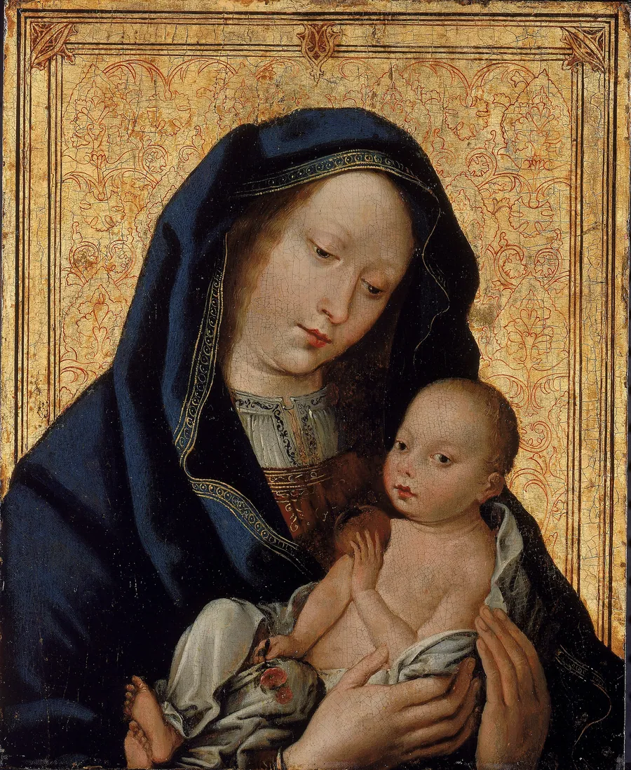 Virgin and Child with Apple by Unidentified (Flemish)
