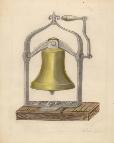 Portable Brass Hand Bell
