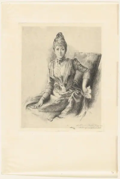 Portrait of Mlle Quivoron