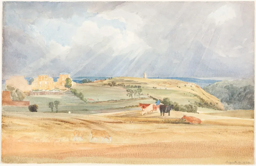 Landscape with Cattle (Somerset?) by James Bulwer