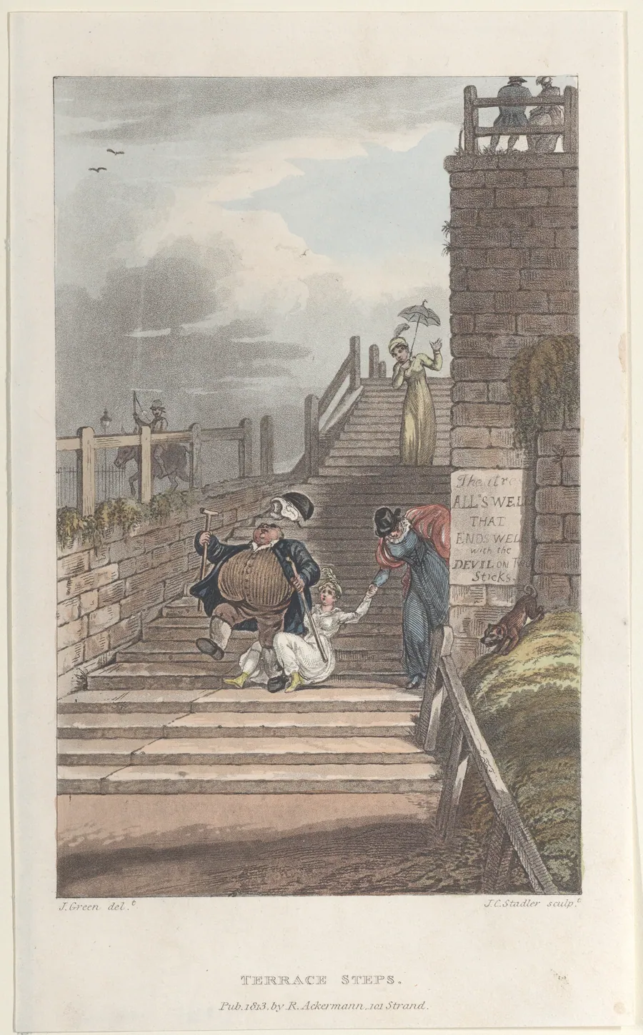 Terrace Steps by Joseph Constantine Stadler