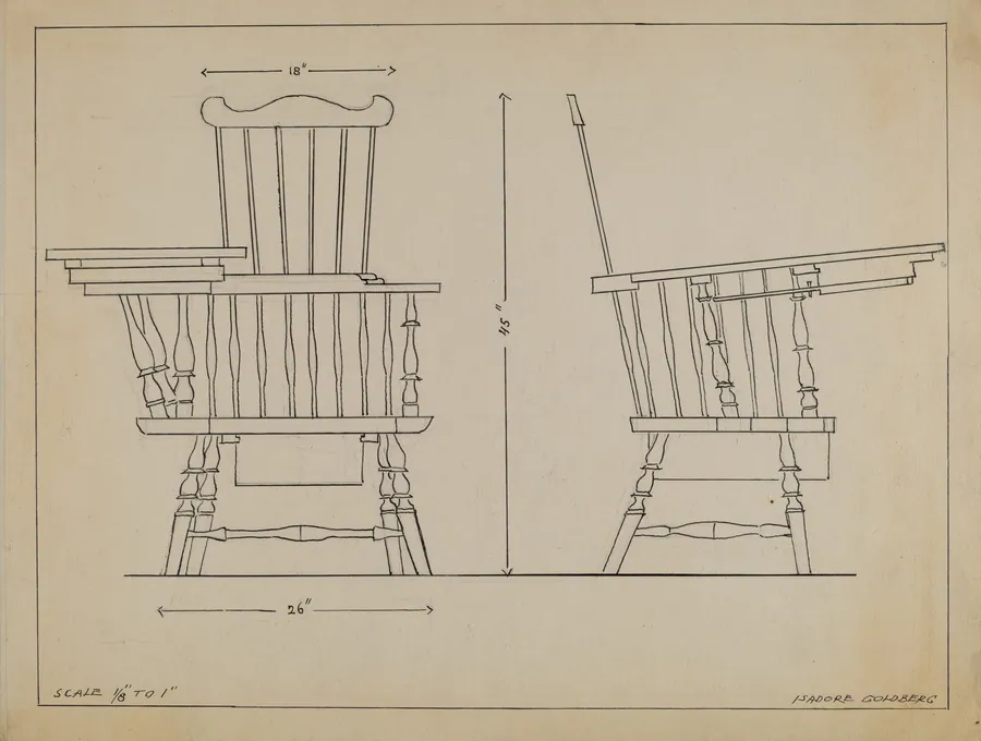 Chair by Isadore Goldberg