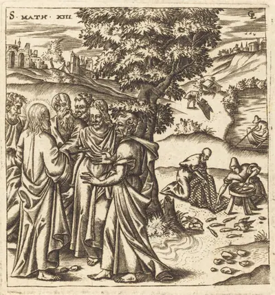Christ Telling His Disciples of the Parable of the Dragnet