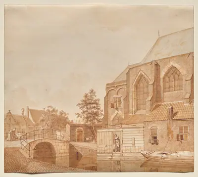 A View of the Nieuwe Kerk, Delft