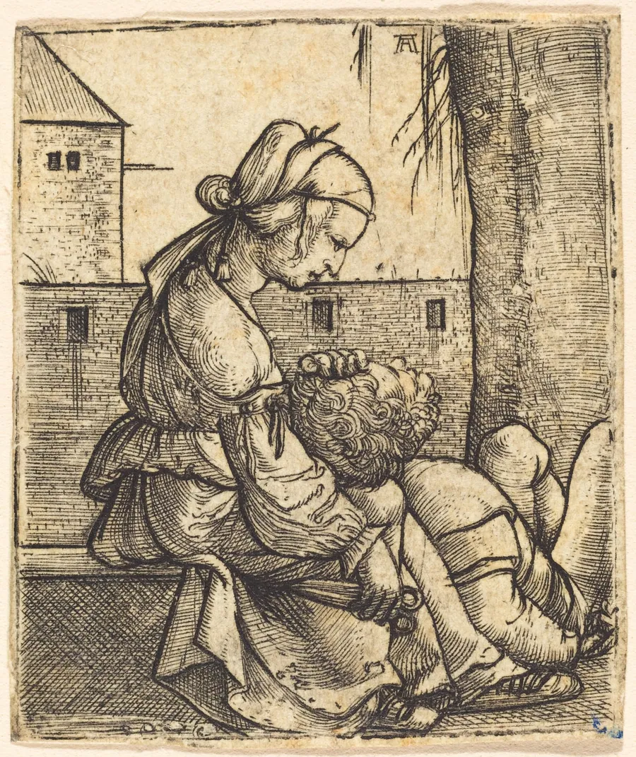 Samson and Delilah by Albrecht Altdorfer
