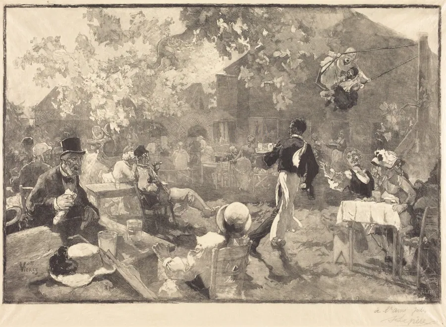 Au coq des bruyeres by Auguste Lepère