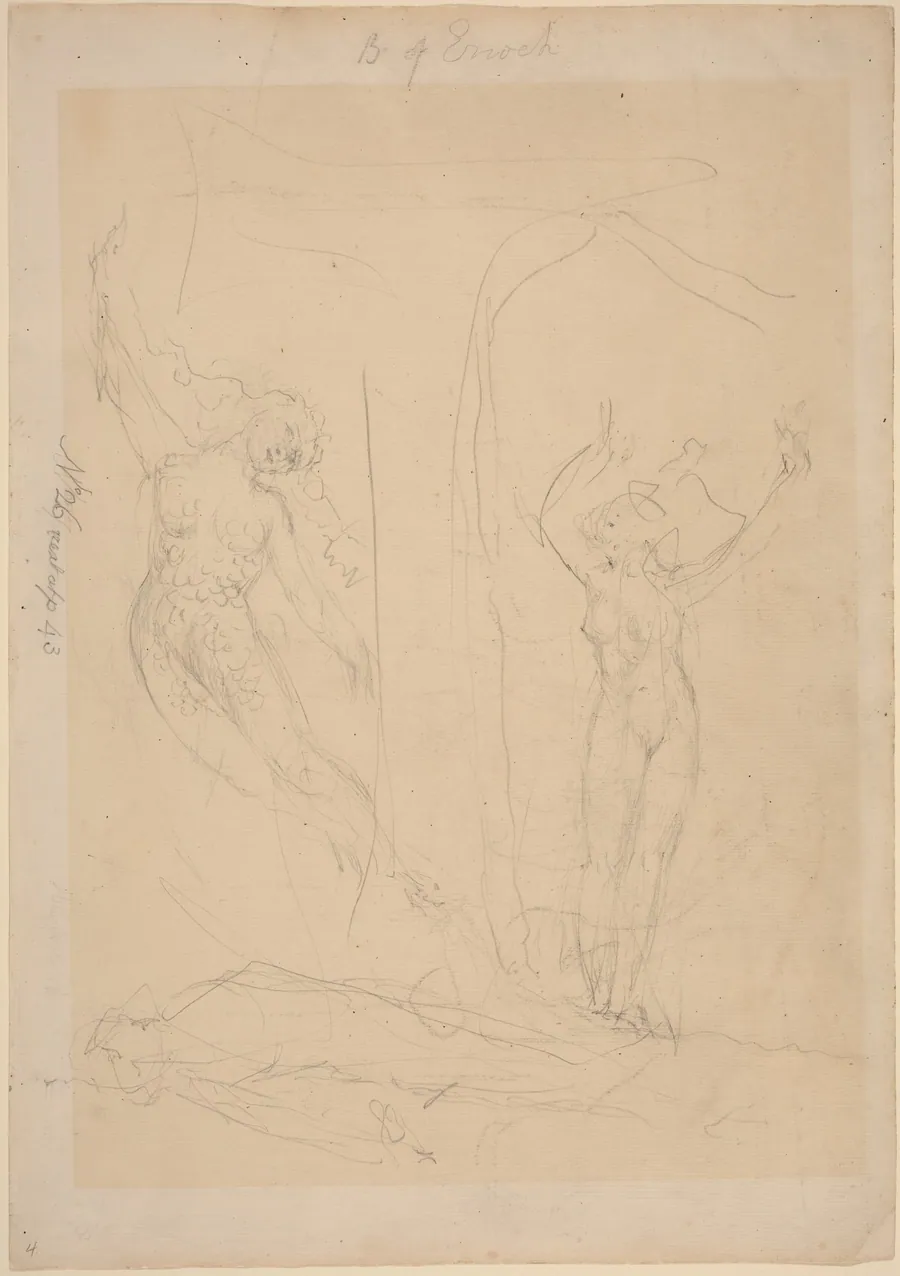 The Daughter of Men Becomes a Siren by William Blake