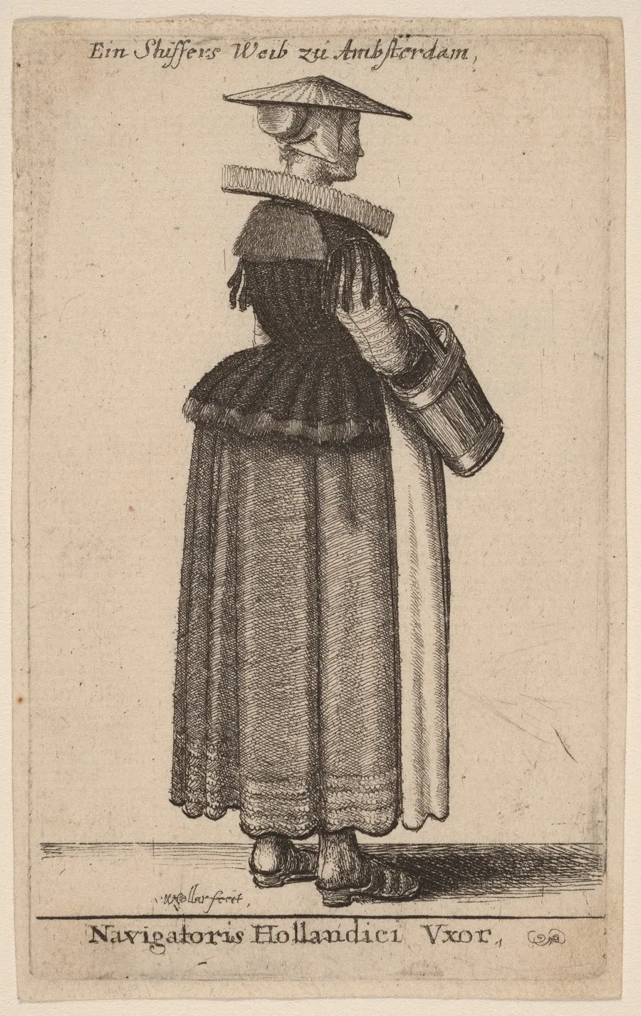 Navigatoris Hollandici Vxor by Wenceslaus Hollar