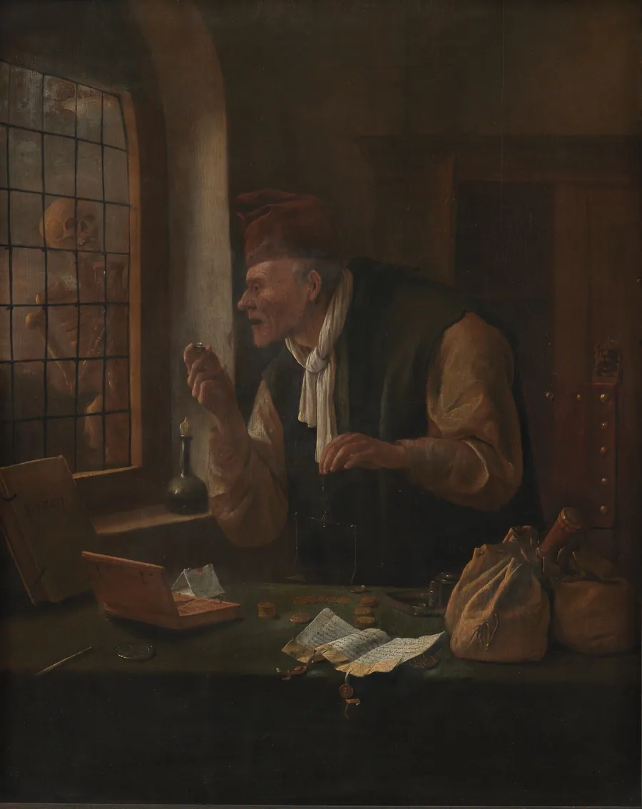 Den gerrige by Jan Steen