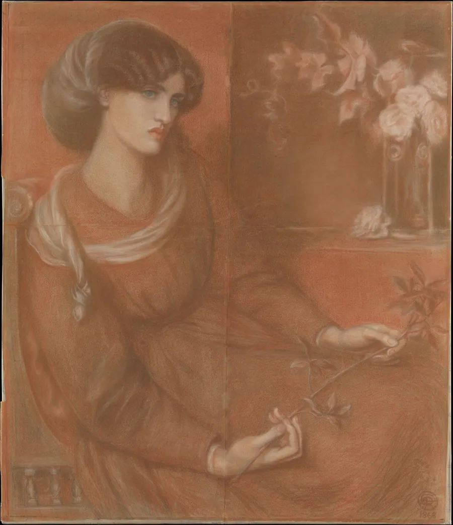 Jane Morris: Study for "Mariana" by Dante Gabriel Rossetti