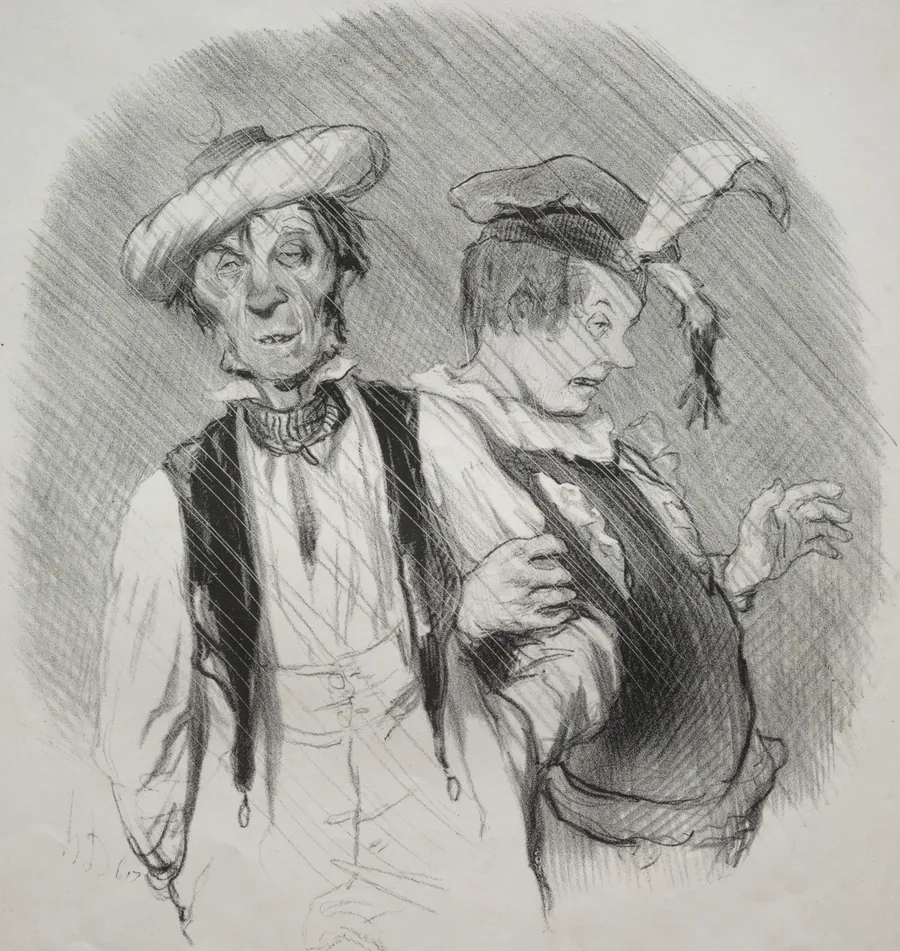 Mardi Gras by Honoré Daumier