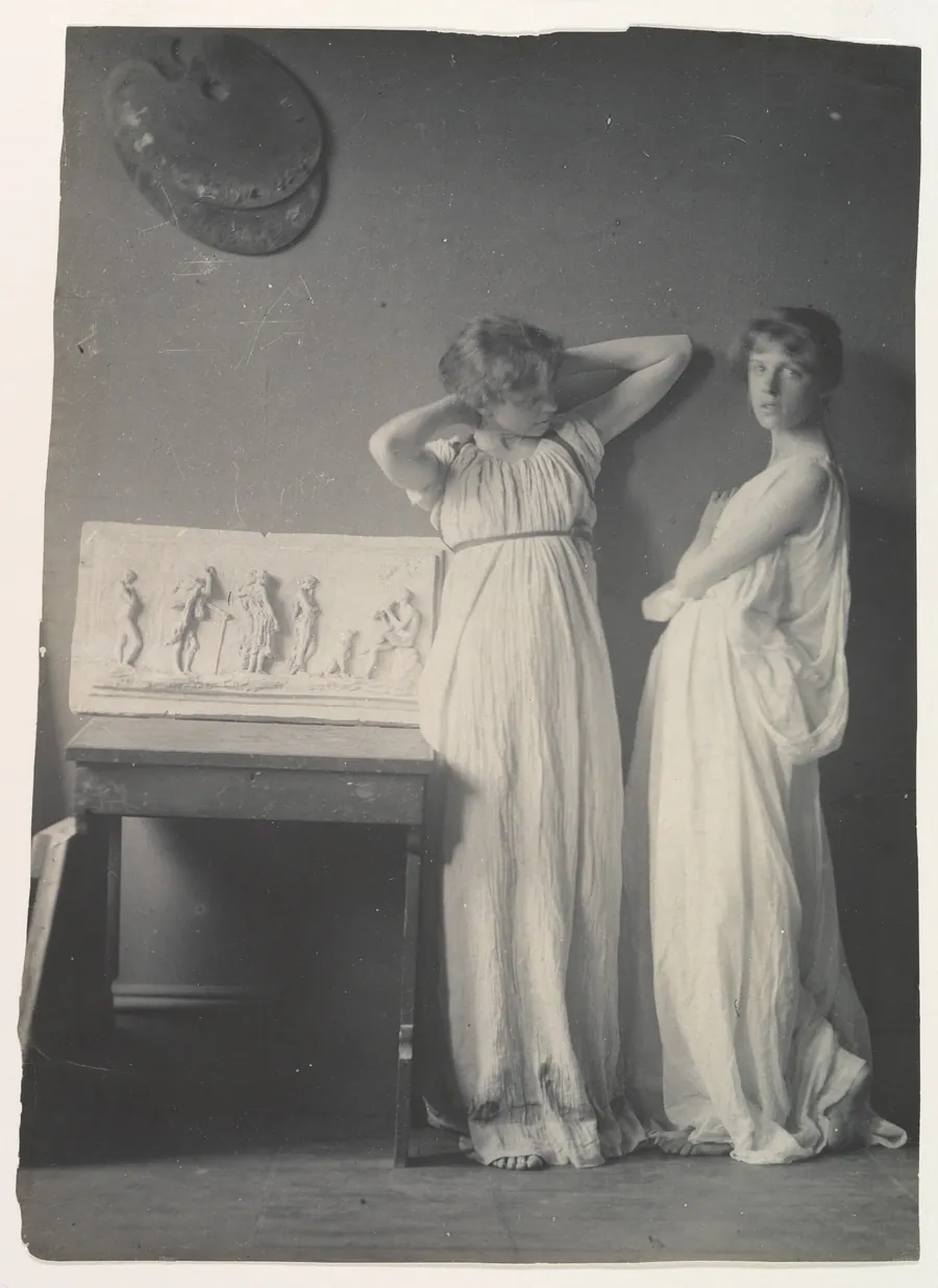 Two Pupils in Greek Dress by Thomas Eakins