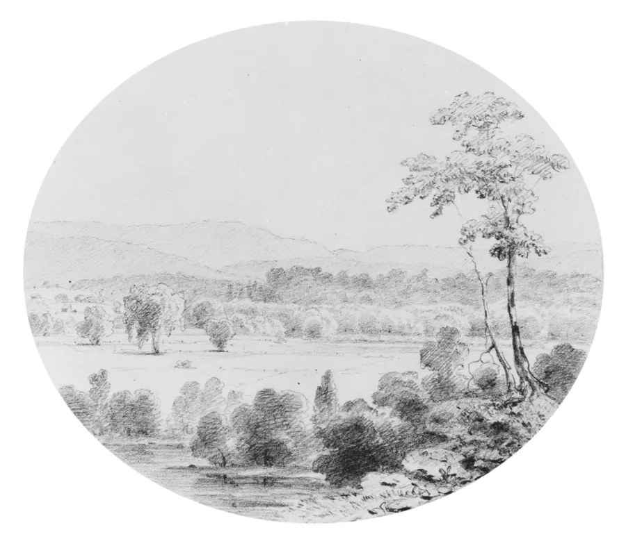 The Valley of Wyoming—across from Plymouth (In the Valley of Wyoming) by Thomas Addison Richards