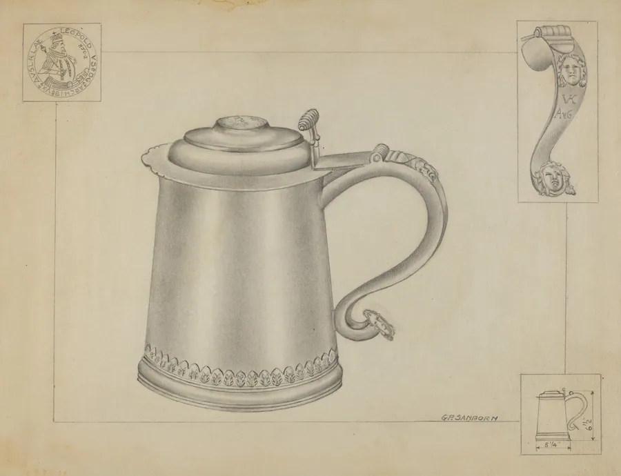 Silver Tankard by Gordon Sanborn