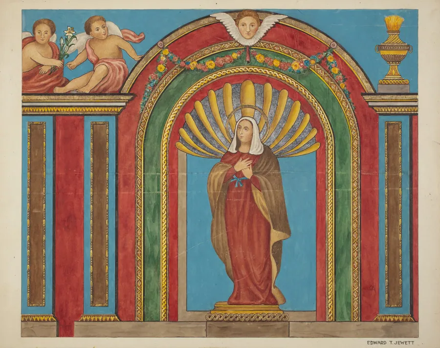 Fragment of Reredos by Edward Jewett