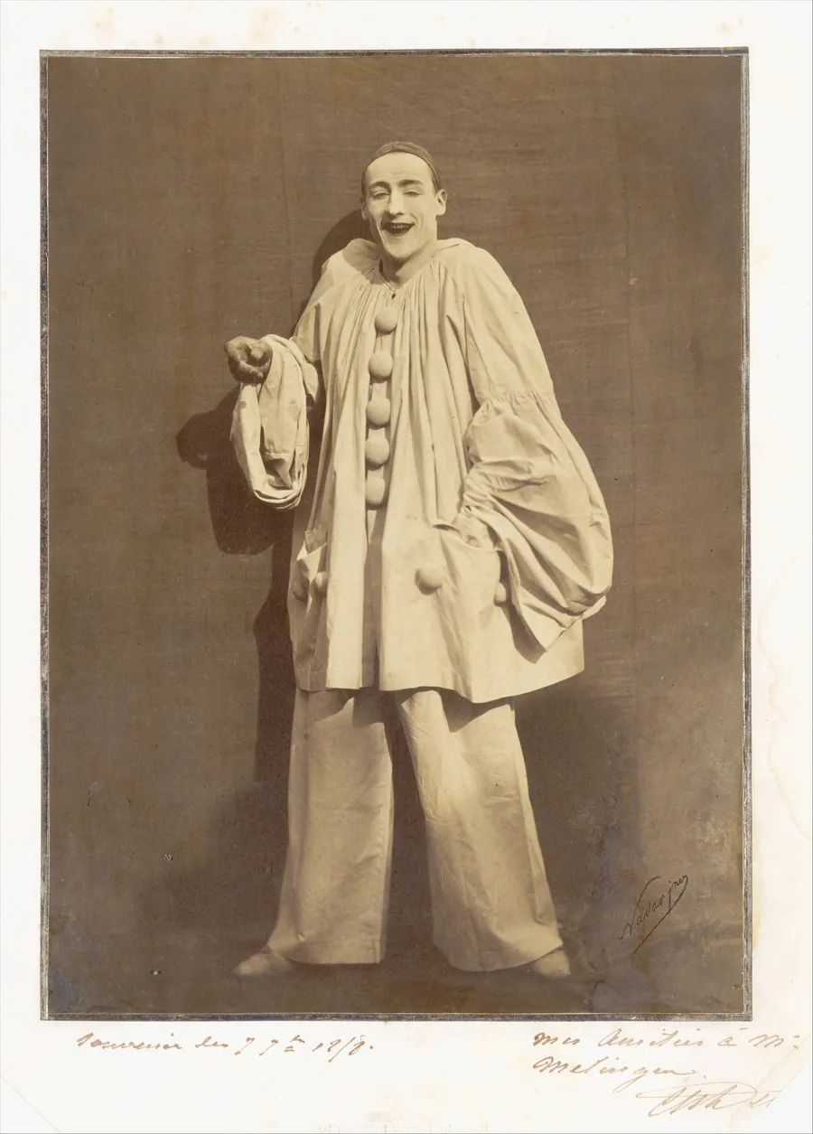 Pierrot Laughing by Adrien Tournachon