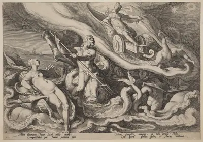 Juno Complaining to Oceanus and Tethys about Callisto
