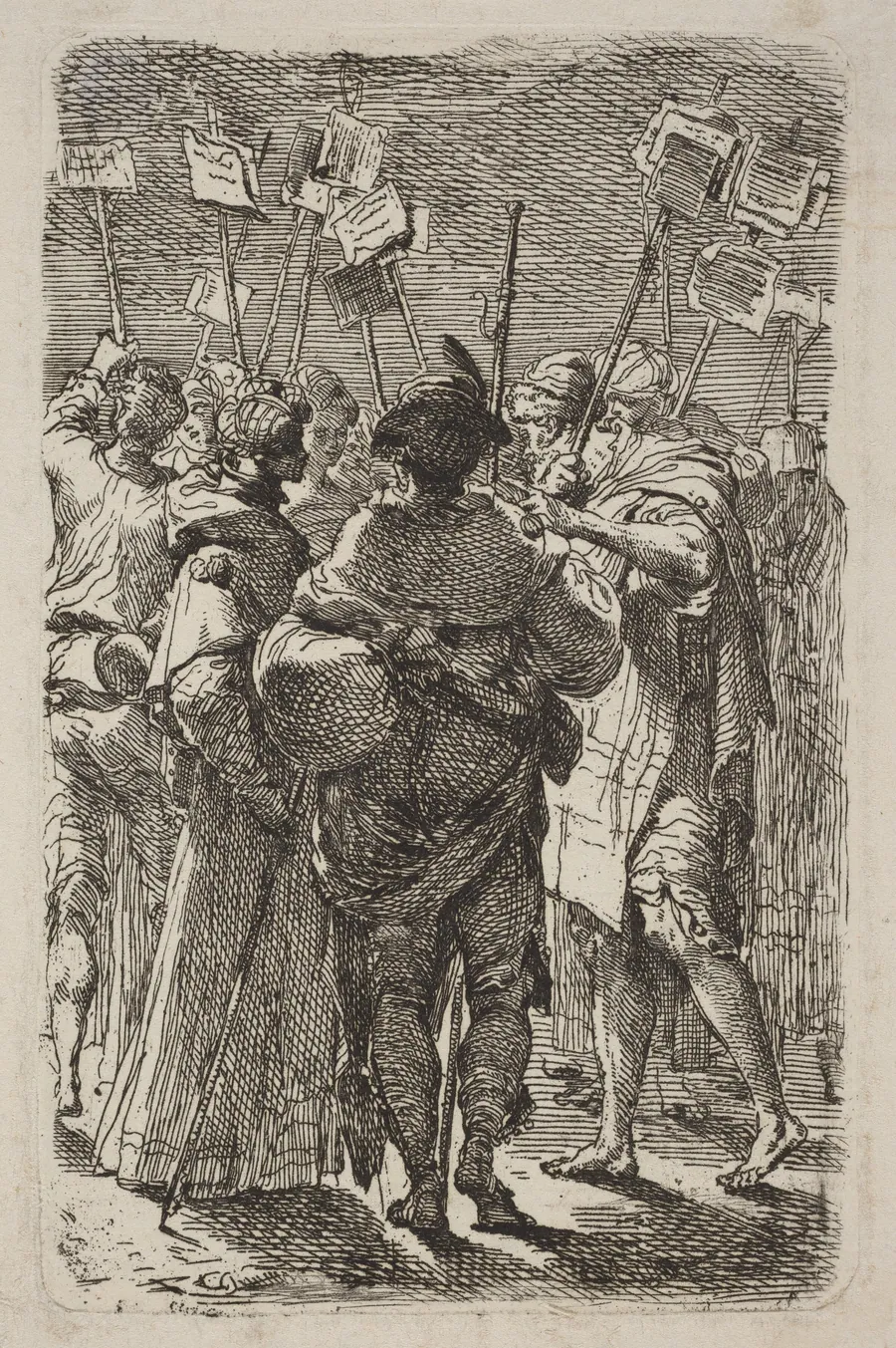 The Pilgrims by Gaetano Gandolfi