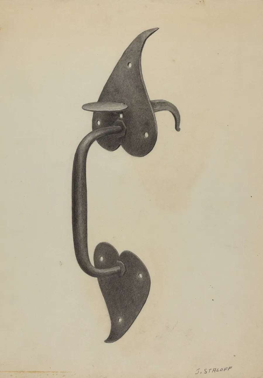 Pa. German Door Handle by Jack Staloff