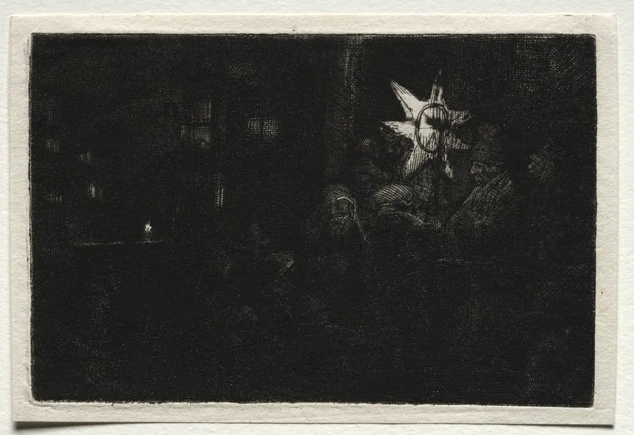 The Star of Kings: A Night Piece by Rembrandt van Rijn