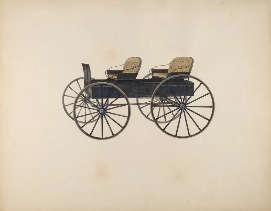 Four Passenger Farm Wagon by Fred Weiss