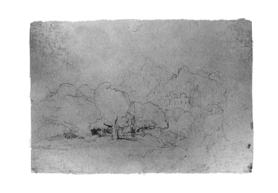 Landscape (from Cropsey Album) by Jasper Francis Cropsey