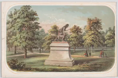 Central Park, Statue of the Indian Hunter