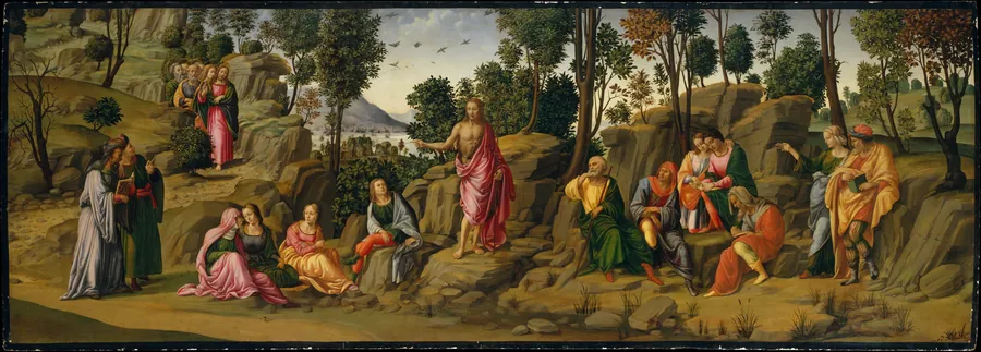 Saint John the Baptist Bearing Witness by Francesco Granacci