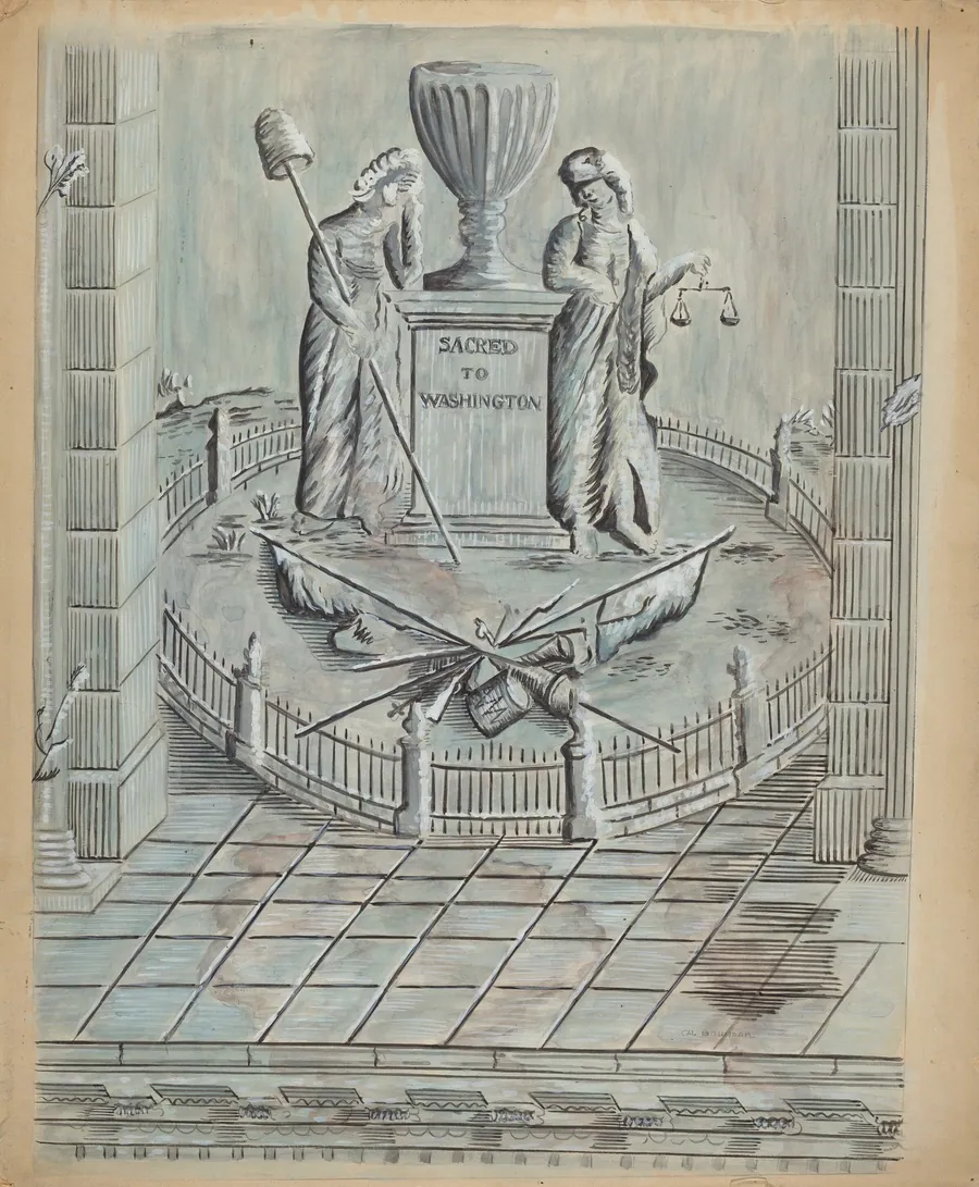 Wall Paper (Fragment) by Charles Bowman