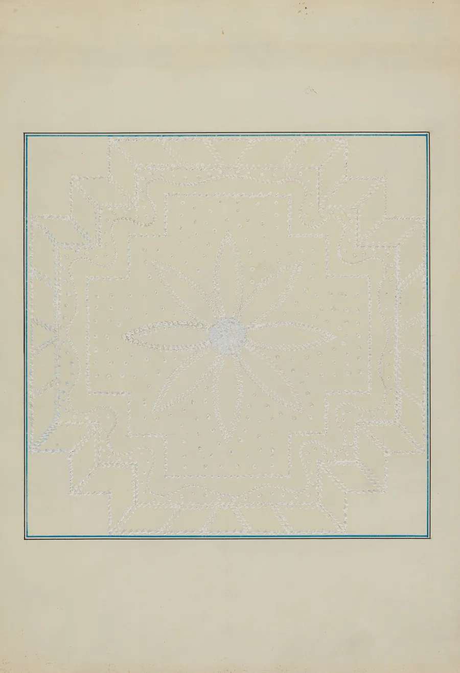 Candlewick Bedspread by Cornelius Christoffels
