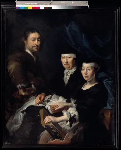 Kunstneren med sin familie