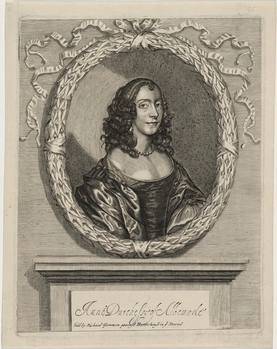 Anne, Duchess of Albemarle by William Faithorne