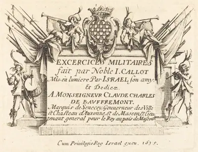 Title Page for "The Military Exercises"