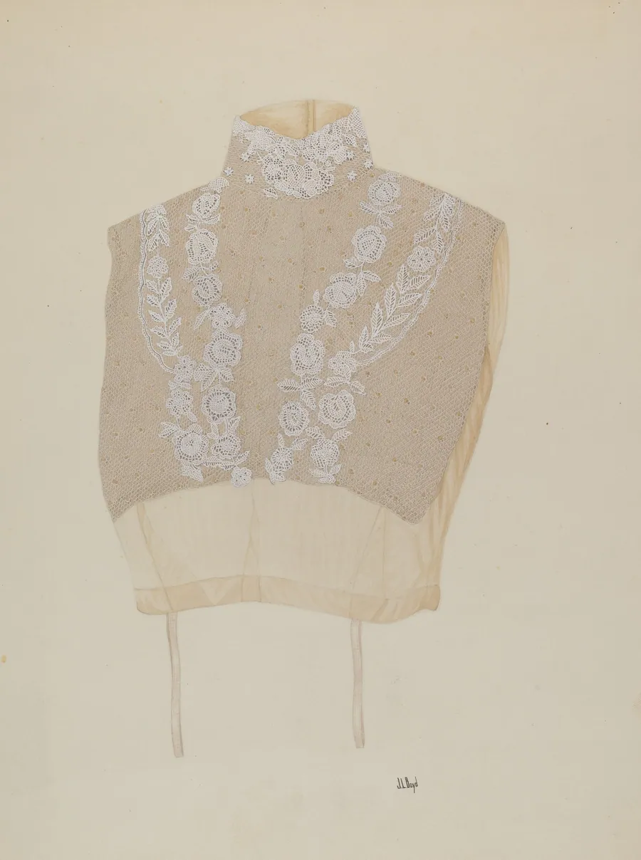 Cream Net Vestee by Joseph L. Boyd