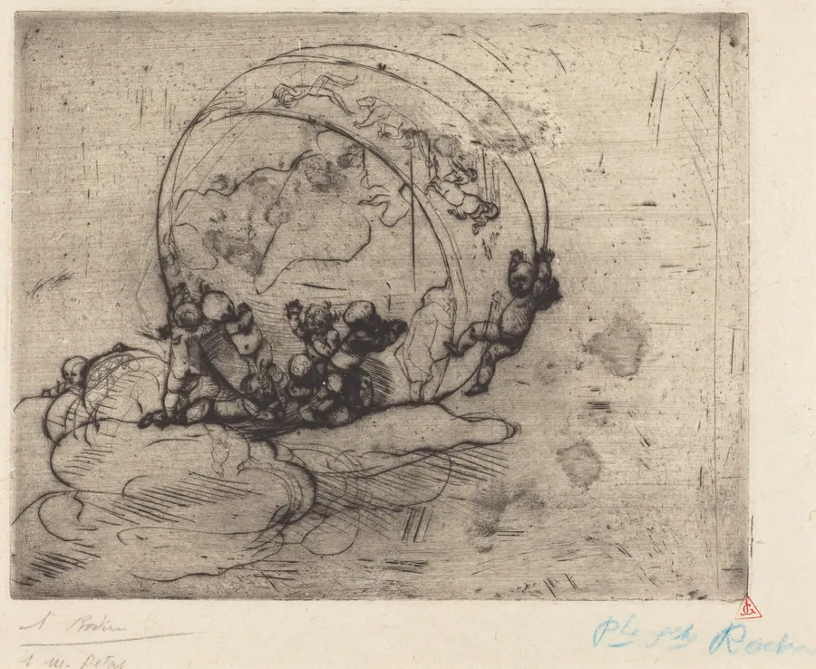 Les Amours Conduisant le Monde (Love Turning the World) by Auguste Rodin