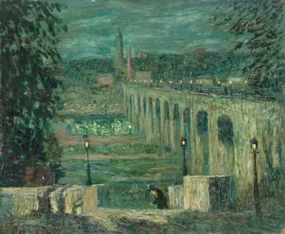 High Bridge at Night, New York City