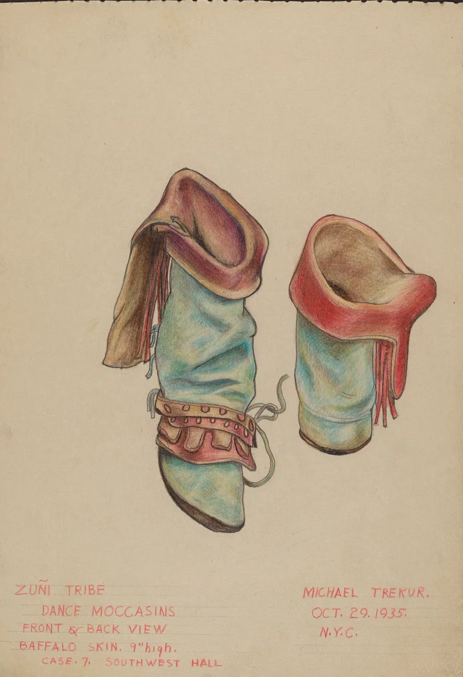 Dance Moccasins by Michael Trekur